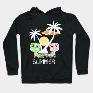 Summer with Lizard Hoodie